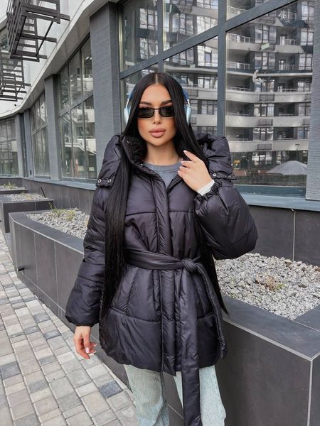 Подовжена зимова куртка 273/ фото